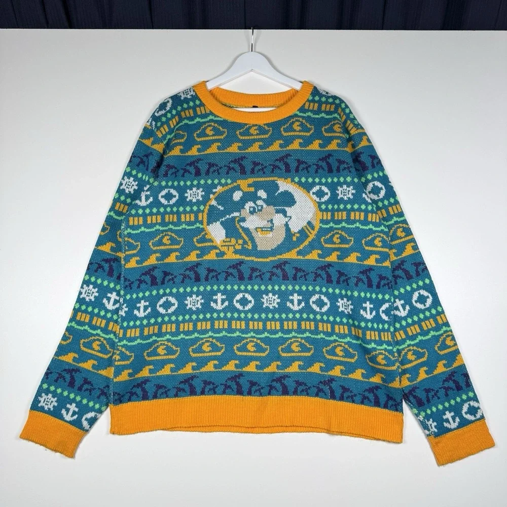 + Vintage 90s CAPTAIN CRUNCH Embroidered Sweater - Men's Large - Acrylic - USA
